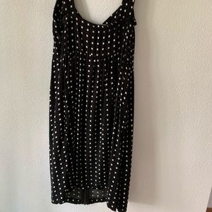 BeBop Black dress with white squares